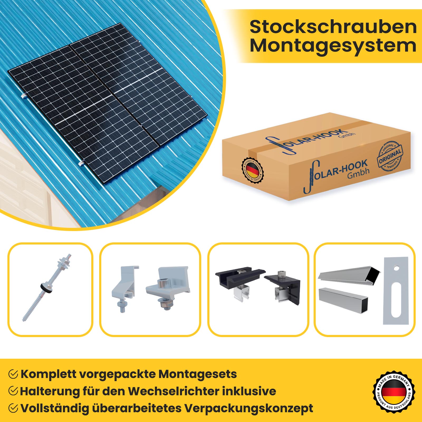 380 Watt Balkonkraftwerk Photovoltaik Solaranlage Steckerfertig WIFI Smart