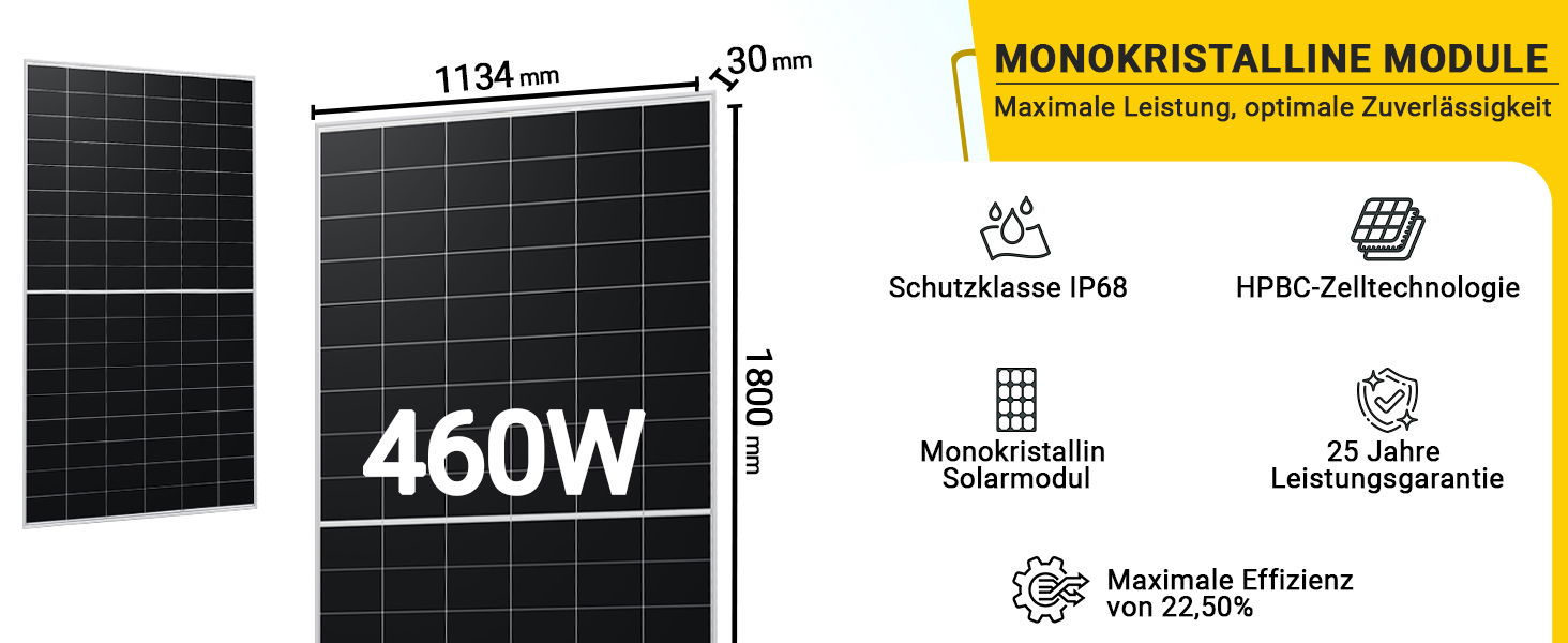 380 Watt Balkonkraftwerk Photovoltaik Solaranlage Steckerfertig WIFI Smart